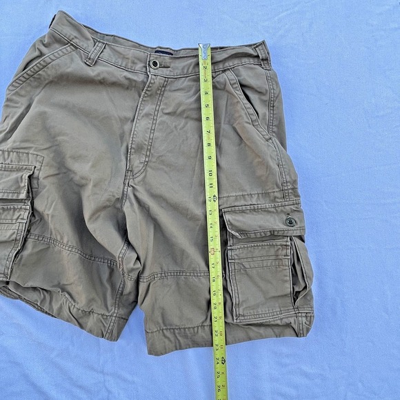Men's Levi's Black Cargo S40196 Shorts Size 36 kaki Multi Pockets Hiking Grunge - Picture 8 of 14
